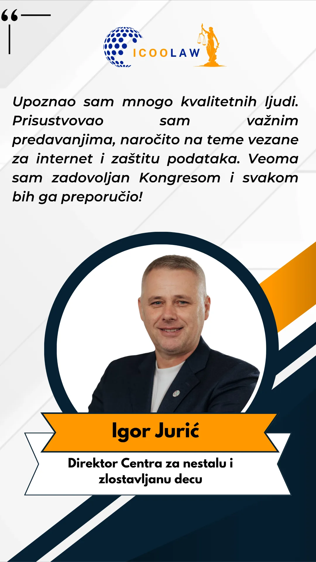 ICOOLAW Kongres 2027 - Utisci učesnika slika 2 ICOOLAW Kongres 2027 Utisci učesnika slika 2