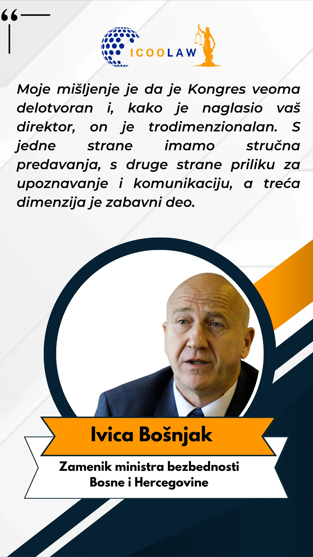 ICOOLAW Kongres 2027 - Utisci učesnika slika 3 ICOOLAW Kongres 2027 Utisci učesnika slika 3