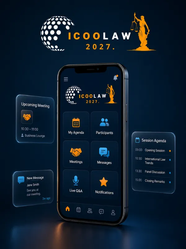 ICOOLAW 2027 – Šta dobijate – Aplikacija Kongresa