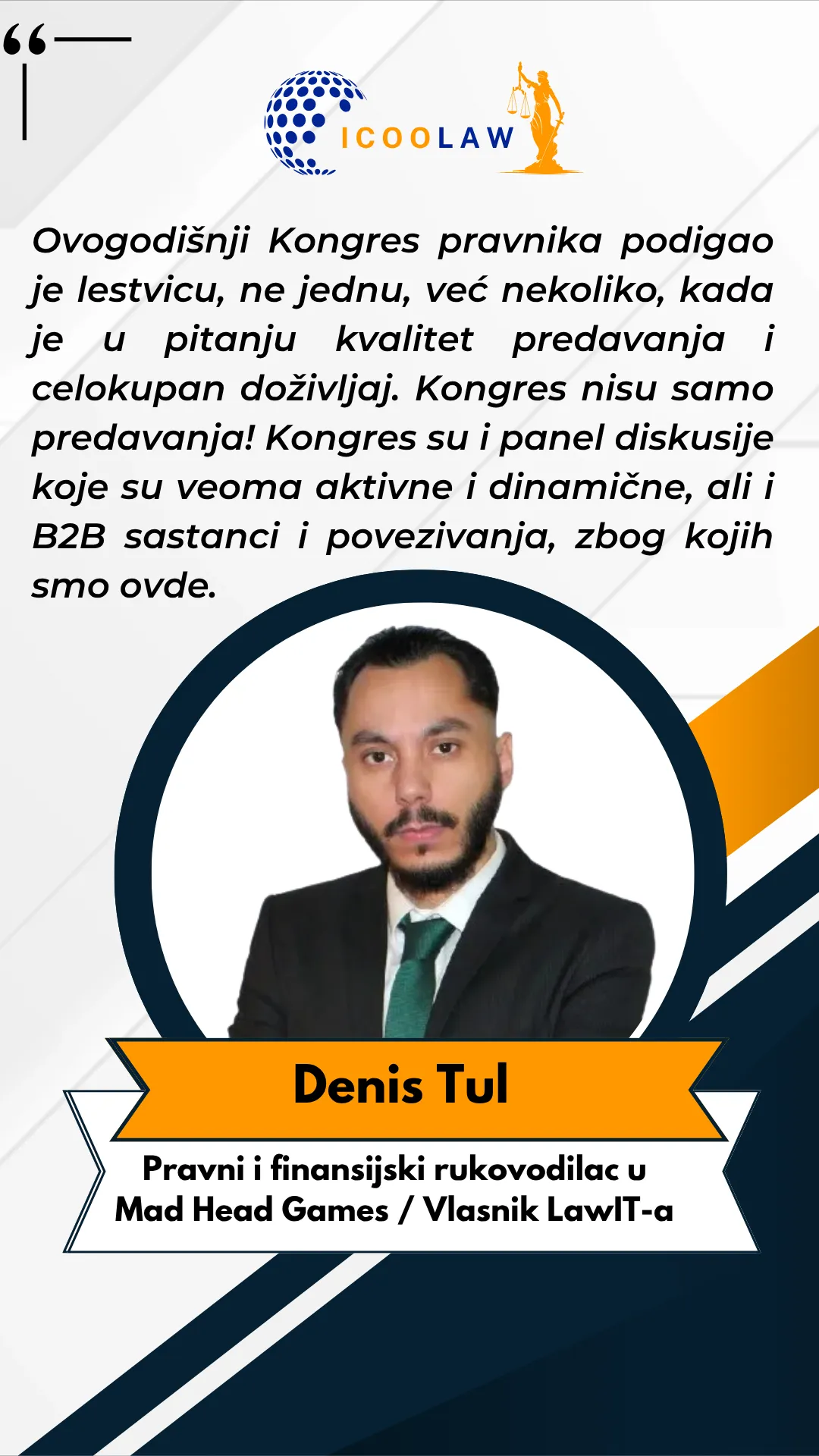 ICOOLAW Kongres 2027 - Utisci učesnika slika 7 ICOOLAW Kongres 2027 Utisci učesnika slika 7